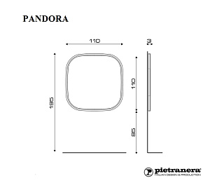 Зеркало парикмахерское PANDORA - 3