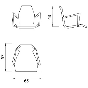 Кресло парикмахерское NIKE - 2