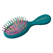 Щетка для волос Rainbow малая зелёная harizma h10640-1615 Щетка для волос Rainbow малая зелёная