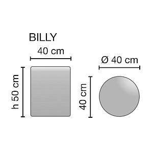 Пуф для ожидания  BILLY - 2