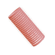 Бигуди с липучкой розовые, диаметр 24 мм
