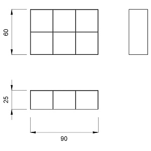 Витрина OPALE WALL 90 Gamma&Bross GAVA008VE - Изображение №3 Витрина OPALE WALL 90 - 3