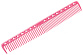 Расческа для стрижки многофункциональная 190мм розовая - 1