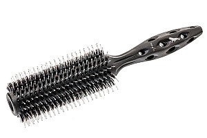 Термобрашинг для волос Y.S.parc 560 Carbon Tiger Brush, диаметр- 54 мм, щетина кабана и нейлон, корпус -карбон 