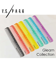 Расчёска для стрижки Y.S.park 339 topaz, 18 см, универсальная, оранжевая - 4