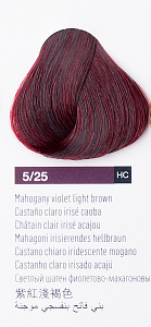 Краска для волос Lakme Chroma 5/25, светлый шатен фиолетово-махагоновый, безаммиачная, перманентная, 60 мл - 1