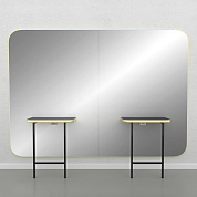 Зеркало парикмахерское MADISON GOLD INFINITE 2P