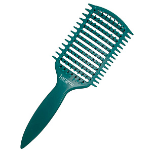 Щетка массажная Nylon 9 рядов темно-зеленая - 2