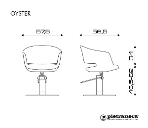Кресло парикмахерское OYSTER - 7