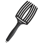 Щетка для волос Olivia Garden  Fingerbrush ID1731, Care Iconic Boar&Nylon Full, Black, размер- L