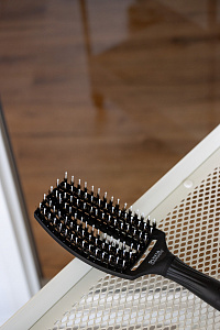 Щетка для волос Fingerbrush Care Iconic Boar&Nylon Black M - 6