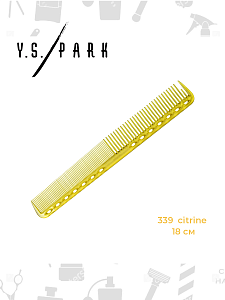 Расчёска для стрижки , Y.s.park 339 citrin, цитриновая, 18 см, для базовой и креативной стрижки  YSЗС-339 citrine - Изображение №5 Расчёска для стрижки , Y.s.park 339 citrin, цитриновая, 18 см, для базовой и креативной стрижки - 5