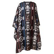 Накидка парикмахерская 140х160см Barber Shop