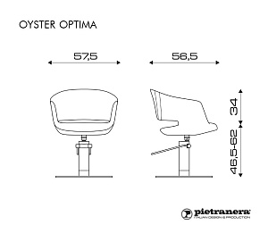 Кресло парикмахерское OYSTER OPTIMA - 12