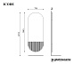 Зеркало парикмахерское ICODE - 4