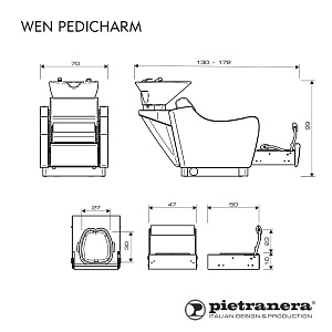 Мойка парикмахерская WEN PEDICHARM - 4