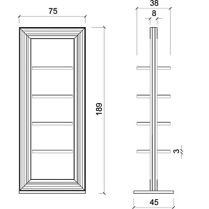 Витрина JADORE 2 Gamma&Bross GSJA005VE/Promo - Изображение №2 Витрина JADORE 2 - 2
