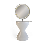 Зеркало парикмахерское MISS BEAUTY LITE WALL -Big White-
