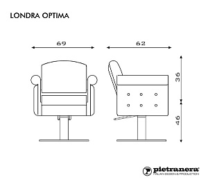 Кресло парикмахерское LONDRA OPTIMA - 5