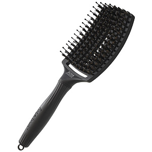 Щетка для волос Olivia Garden  Fingerbrush ID1731, Care Iconic Boar&Nylon Full, Black, размер- L - 2