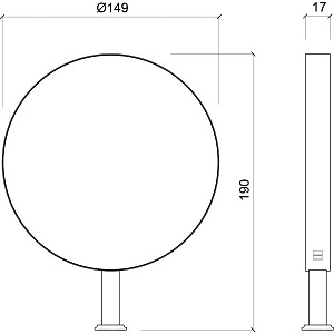Зеркало парикмахерское TIMEGATE - 2