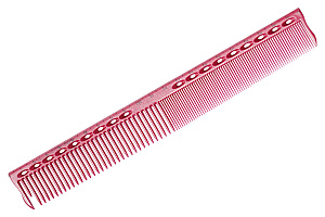 Расческа для стрижки с линейкой 22 см розовая - 2