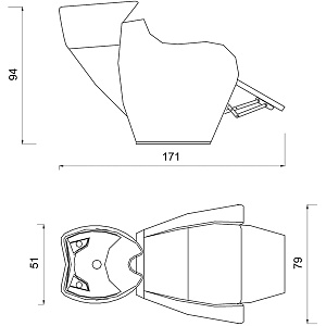 Мойка парикмахерская CELEBRITYWASH SHIATSU - 7