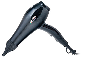 Профессиональный фен Mega Cosmo 2200 Вт Gamma PIU SRL 100 черный - Изображение №1 Профессиональный фен Mega Cosmo 2200 Вт - 1