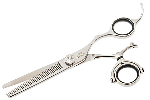 Филировочные ножницы Olivia Garden SwivelCut 635   SH-SW1PC-TR63J - Изображение №1 Филировочные ножницы Olivia Garden SwivelCut 635  - 1