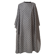 Накидка парикмахерская 140х160см "орнамент" чёрный