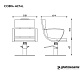 Кресло парикмахерское COBRA METAL Pietranera 66.8R - Изображение №6 Кресло парикмахерское COBRA METAL - 6
