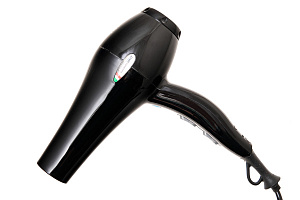 Профессиональный фен Mega Cosmo 2200 Вт Gamma PIU SRL 100 черный - Изображение №6 Профессиональный фен Mega Cosmo 2200 Вт - 6