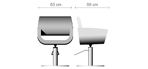 Кресло парикмахерское EMMA - 4