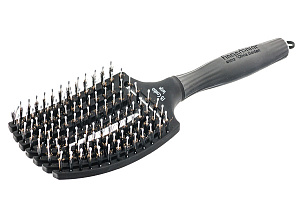 Щетка для волос Fingerbrush Care Iconic Boar&Nylon Black L