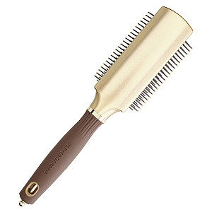 Щетка EXPERT STYLE CONTROL Nylon Bristles Gold&Brown 9 рядов - 2