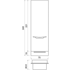 Зеркало парикмахерское PRINCE LIGHT - 2