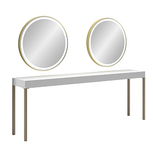 Зеркало парикмахерское QL CONSOLLE 2 PLACES