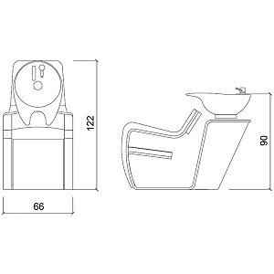 Мойка парикмахерская BLACKWASH - 3
