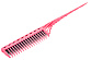 Расчёска для начёса розовая - 1