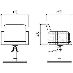 Кресло парикмахерское OLMA CPT Gamma&Bross GSOL011PNN/Promo - Изображение №5 Кресло парикмахерское OLMA CPT - 5