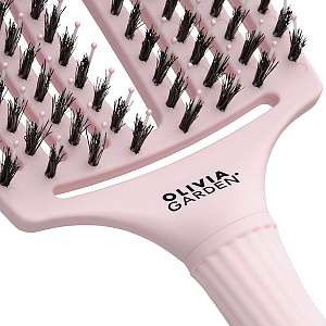 Щетка для волос Fingerbrush Care Iconic Boar&Nylon Pastel Pink L - 4