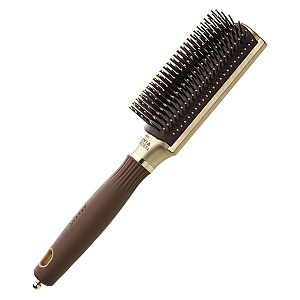 Щетка EXPERT STYLE CONTROL Nylon Bristles Gold&Brown 9 рядов - 4