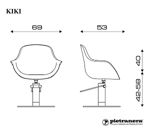Кресло парикмахерское KIKI - 9