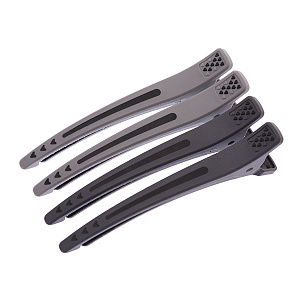 Зажим для волос ANTISLIP 4 штуки harizma h10900 - Изображение №1 Зажим для волос ANTISLIP 4 штуки - 1