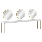 Зеркало парикмахерское QL CONSOLLE 3 PLACES