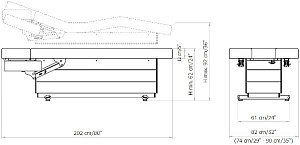 Кушетка массажная VERSUS - 3