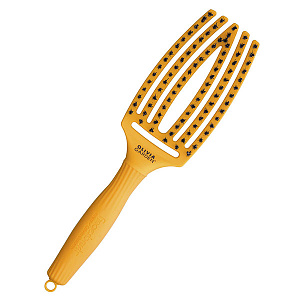 Щетка для укладки Fingerbrush Care Iconic Boar&Nylon YELLOW SUNSHINE - 1