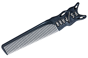 Расчёска для стрижки с эргономичной ручкой карбоновая - 1