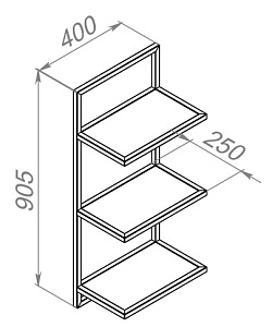 Полка ТЭКТУМ - 3