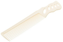 Расческа для диагональной стрижки белая
